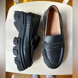 Ganni Rugged Lug Sole Penny Loafer Size 37